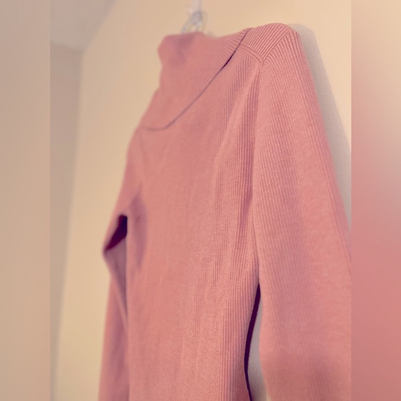 Medium INC Pink Cowl Neck Sweater - Picture 5 of 6